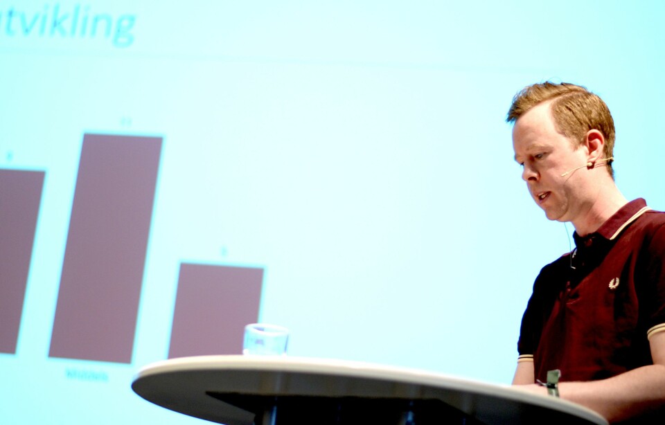 Jonas Skybakmoen la fram sin undersøkelse om ståa i trønderske medier.