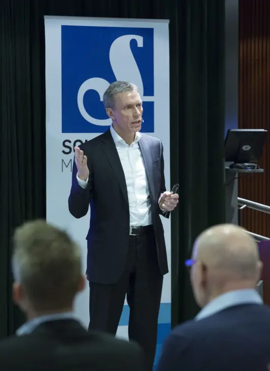 Schibsted og konsernsjef Rolv Erik Ryssdal la fram regnskapstall for fjerde kvartal i Oslo onsdag. Schibsted og konsernsjef Rolv Erik Ryssdal la fram regnskapstall for fjerde kvartal i Oslo onsdag.