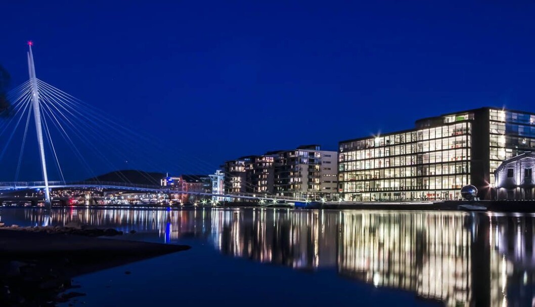 Drammens kommune nye multimedieenhet skal vise fram Drammen fra sin beste side - som denne. Drammens kommune nye multimedieenhet skal vise fram Drammen fra sin beste side - som denne.