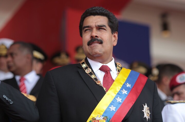Nicolas Maduro, stadig mindre demokratisk president i Venezuela.