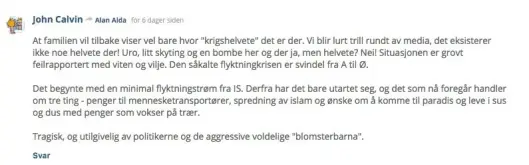 ...og mer fra Nettavisens kommentarfelt. ...og mer fra Nettavisens kommentarfelt.