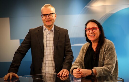 Programleder Bjarne Brandal og distriktsredaktør Tone Kunst i NRK Nordland. Programleder Bjarne Brandal og distriktsredaktør Tone Kunst i NRK Nordland.