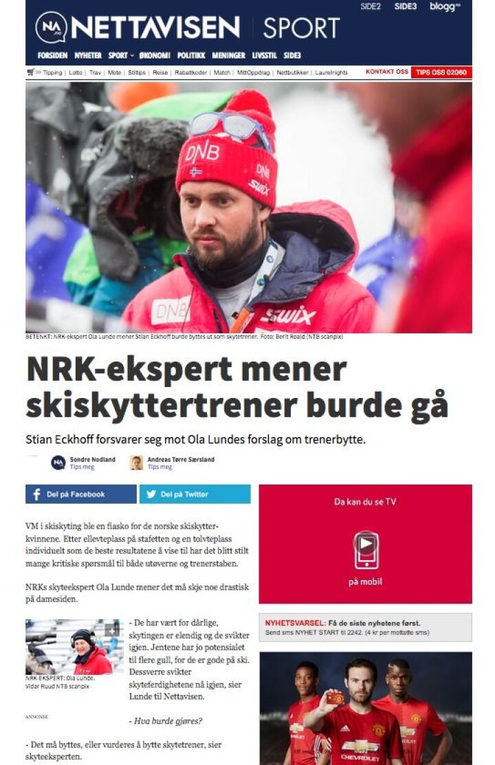 Slik så Nettavisens sak ut.