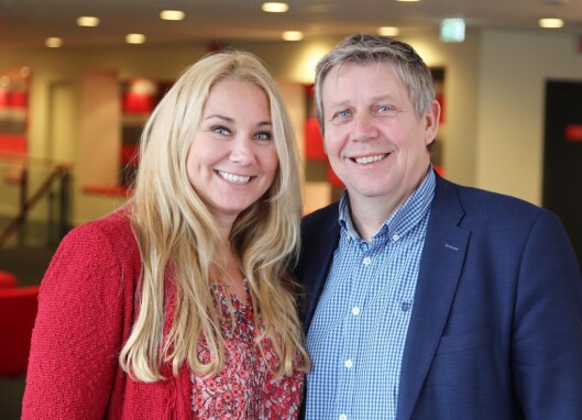 LEDERDUOEN: For snart 11 måneder siden ble toppsjef Tine Austvoll Jensen og programdirektør Eivind Landsverk ble presentert som Discoverys nye lederduo. LEDERDUOEN: For snart 11 måneder siden ble toppsjef Tine Austvoll Jensen og programdirektør Eivind Landsverk ble presentert som Discoverys nye lederduo.