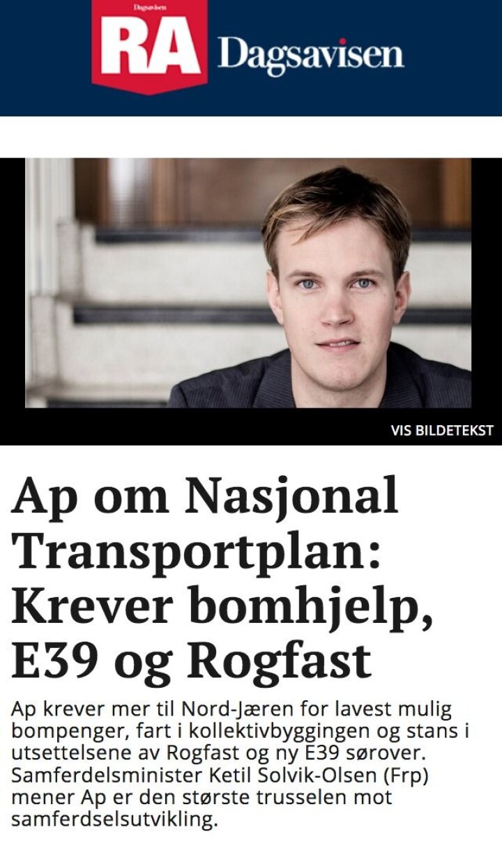 Dette var RAs opprinnelige sak. Dette var RAs opprinnelige sak.