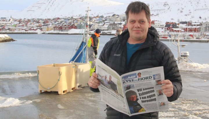 Redaktør Øystein Ingilæ i Kyst og Fjord Redaktør Øystein Ingilæ i Kyst og Fjord