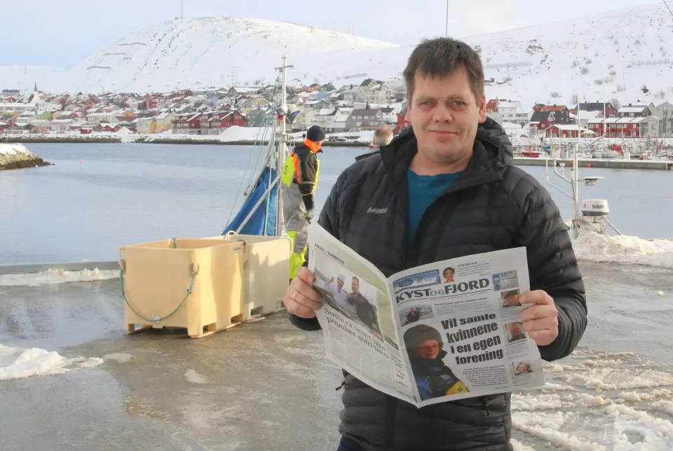 Redaktør Øystein Ingilø i Kyst og Fjord