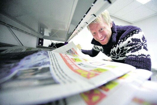 Mattias Mellquist, redaktør for Vestby Avis. Mattias Mellquist, redaktør for Vestby Avis.
