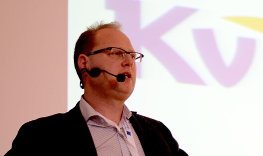 Tomas Bruvik, redaktør i Kvinnheringen. Her fra LLAs landsmøte i 2015. Tomas Bruvik, redaktør i Kvinnheringen. Her fra LLAs landsmøte i 2015.