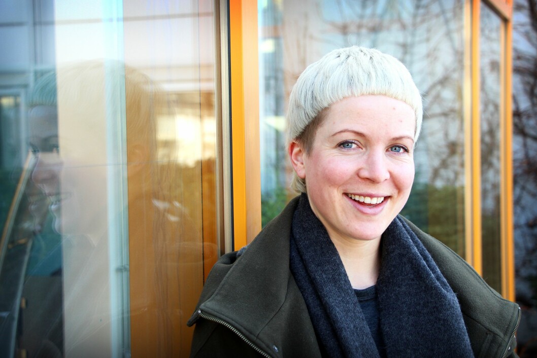 Redaksjonssjef Ingjerd Østrem Omland i NRK på Tyholt i Trondheim. Hun har ansvaret for for Her og Nå, P3nyheter og Trafikk.
