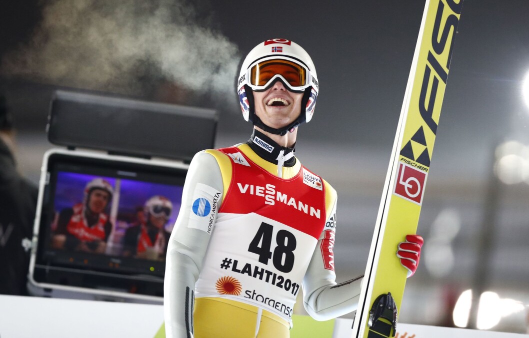 Daniel-André Tande, her under Lahti-VM for en tid siden. Daniel-André Tande, her under Lahti-VM for en tid siden.