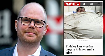 Verdas tyngste kvinne fekk letta på nynorsknekten i VG. Gard Steiro lovar oppmjuking og vil gjere avisa «mindre gørrkjedeleg»