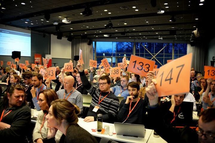 Landsmøtet til Norsk Journalistlag 21-23 mars på Fornebu utenfor Oslo.