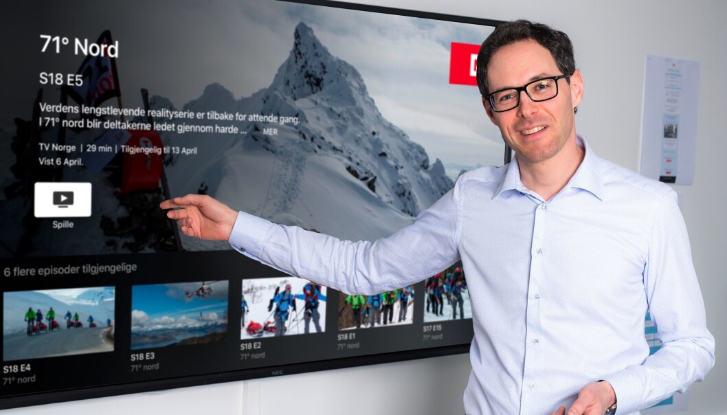 Jérôme Franck-Saetervoll er ny administrerende direktør for RiksTV. Jérôme Franck-Saetervoll er ny administrerende direktør for RiksTV.