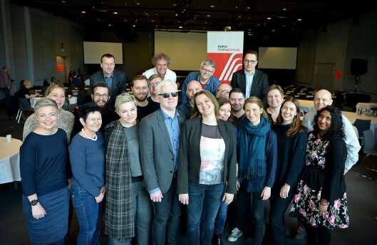 Landsstyret i Norsk Journalistlag. For ordens skyld har flere gått ut siden bildet ble tatt. Landsstyret i Norsk Journalistlag. For ordens skyld har flere gått ut siden bildet ble tatt.