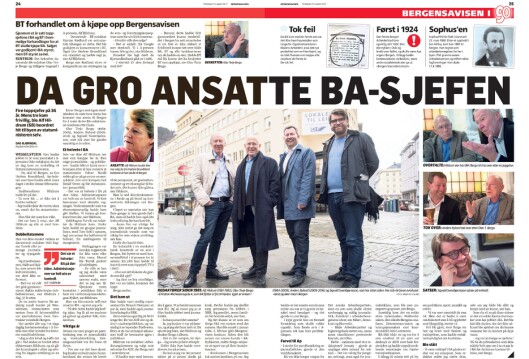 BAs intervju med fire nålevende, tidligere redaktører. BAs intervju med fire nålevende, tidligere redaktører.
