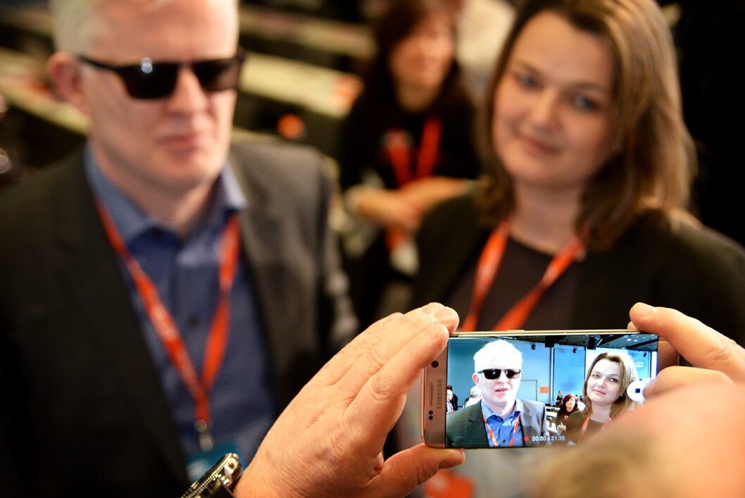 Nestleder Dag Idar Tryggestad og leder Hege Iren Frantzen i Norsk Journalistlag. Arkivfoto Nestleder Dag Idar Tryggestad og leder Hege Iren Frantzen i Norsk Journalistlag. Arkivfoto