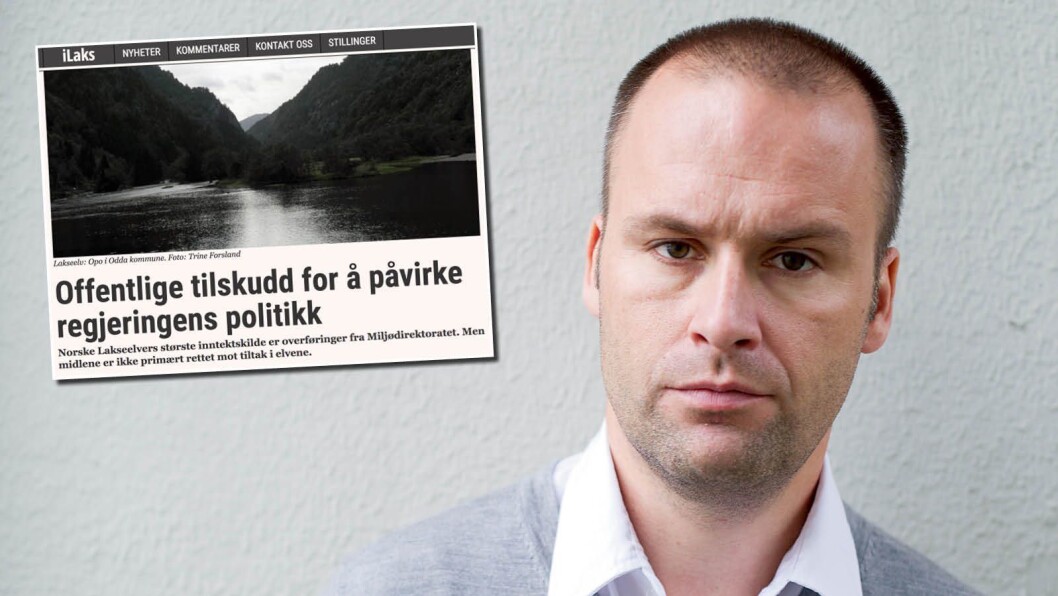 Aslak Berge, redaktør for iLaks. Den innklagede artikkelen innfelt (faksimile). Aslak Berge, redaktør for iLaks. Den innklagede artikkelen innfelt (faksimile).