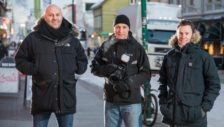 I fjor mistet disse tre jobben på VGs Tromsø-kontor. Fra venstre: Thor Harald Henriksen, Terje Mortensen og Eirik Linaker Berglund.