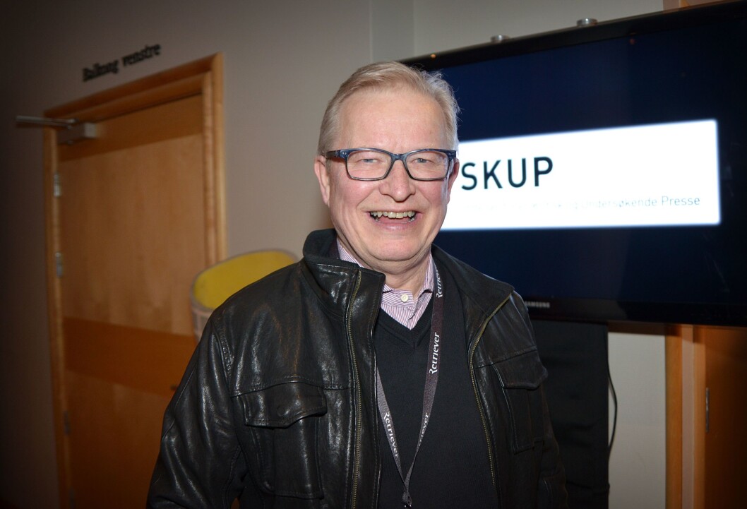 Juryleder Bernt Olufsen i SKUP under årets konferanse i 2017. Juryleder Bernt Olufsen i SKUP under årets konferanse i 2017.