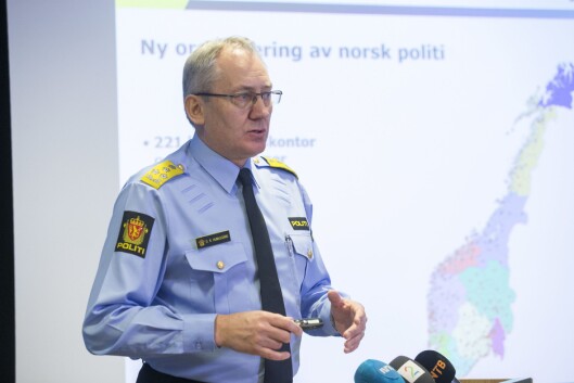 Politidirektør Odd Reidar Humlegård. Politidirektør Odd Reidar Humlegård.