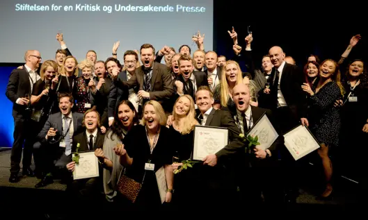 VG feirer storeslem på SKUP der de vant intet mindre enn tre diplomer og hovedprisen. VG feirer storeslem på SKUP der de vant intet mindre enn tre diplomer og hovedprisen.
