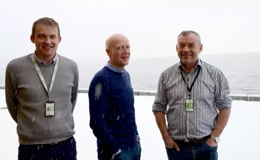 Tre av de Difi-ansatte som jobber med OEP og framtidas eInnsyn, fra venstre: Jakob André Sandal, Stein Magne Os og Gunnar Urtegaard.