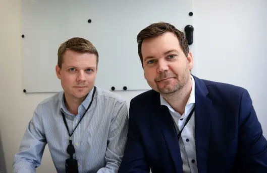 Nyhetsleder Lars Håkon Grønning og seksjonsleder Anders Sooth Knutsen i VGs dagsorden-avdeling. Nyhetsleder Lars Håkon Grønning og seksjonsleder Anders Sooth Knutsen i VGs dagsorden-avdeling.