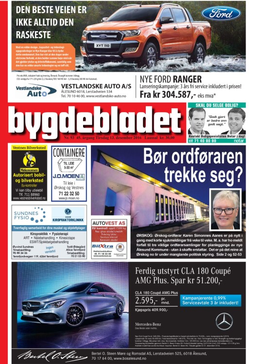 Forside til avisa og artikkelen som nå er klaget inn til PFU. Forside til avisa og artikkelen som nå er klaget inn til PFU.