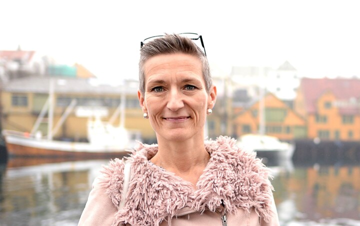 Redaktør Esther Moe i Suldalsposten. Her under LLAs landsmøte i Haugesund våren 2017.