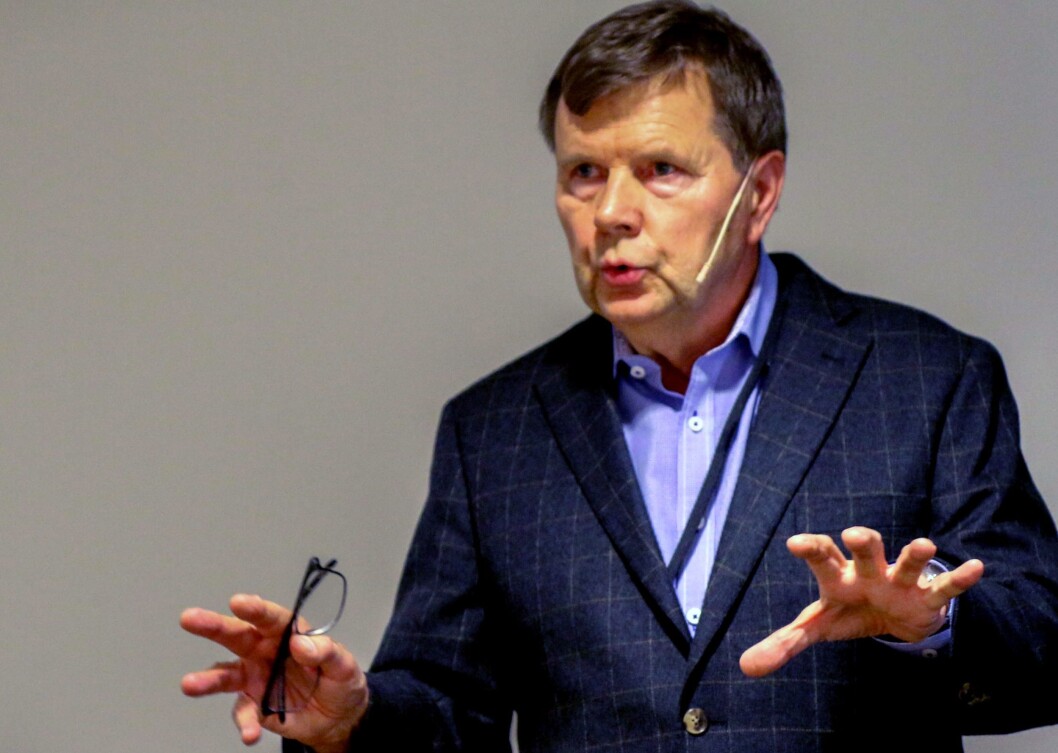 Svein Larsen, styreleder i Norsk Lokalradioforbund. Svein Larsen, styreleder i Norsk Lokalradioforbund.