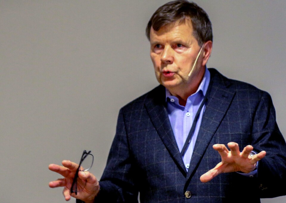 Svein Larsen, styreleder i Norsk Lokalradioforbund og sjef for Radio Metro. Svein Larsen, styreleder i Norsk Lokalradioforbund og sjef for Radio Metro.