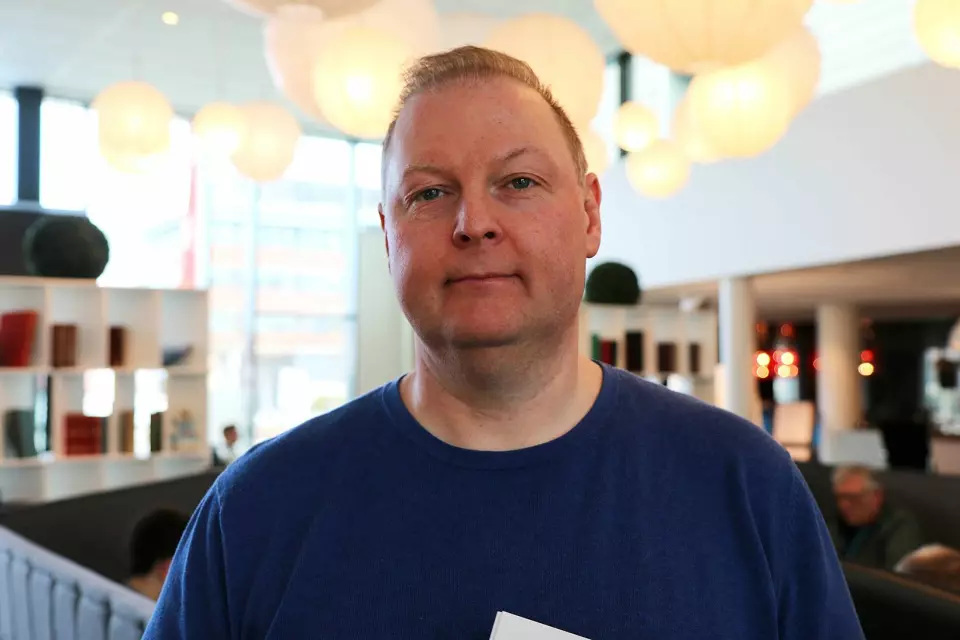 Ted Ivar Paulsen i Radio Bø.