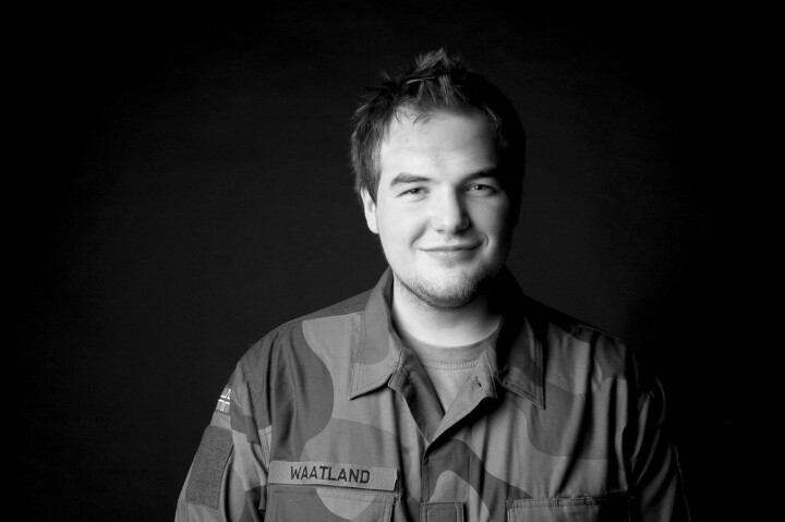 Erik Waatland fra 2010, da han jobbet med presse- og informasjon i Forsvaret.