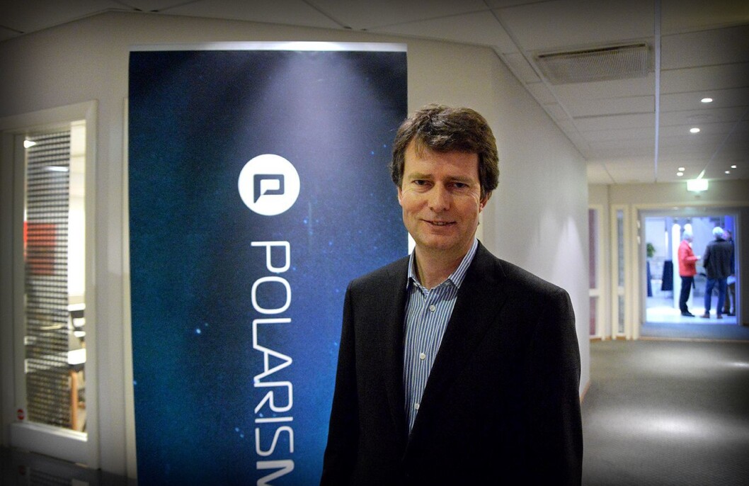 Konsernsjef Per Axel Koch i Polaris Media. Konsernsjef Per Axel Koch i Polaris Media.