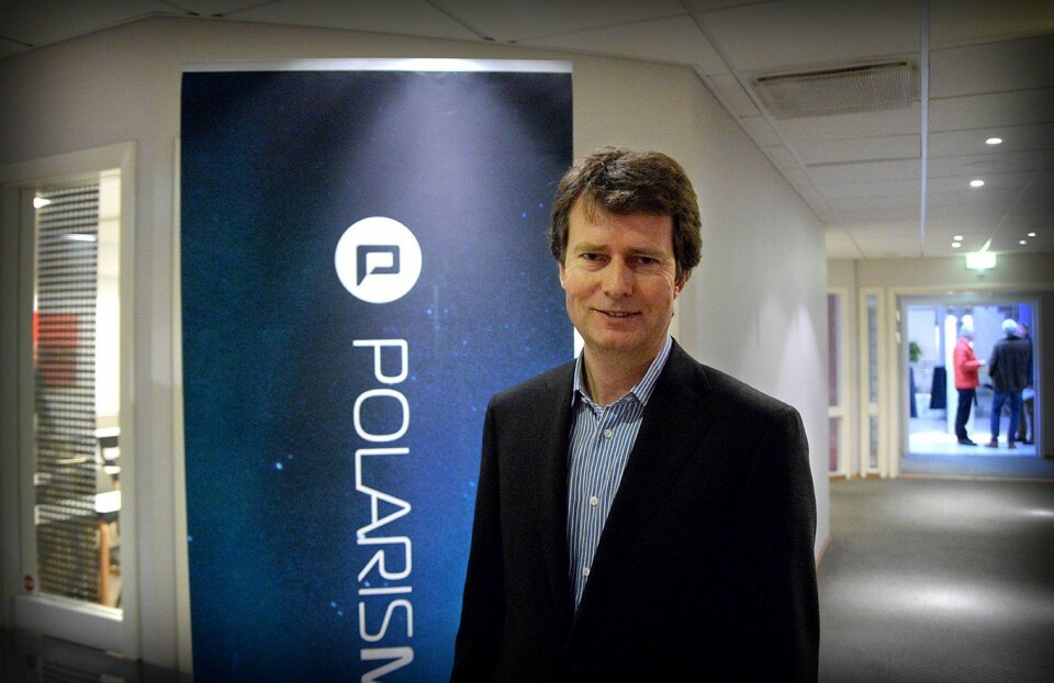 Konsernsjef Per Axel Koch i Polaris Media.