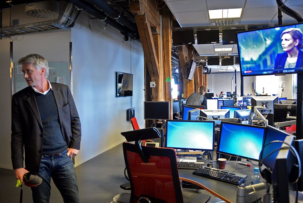 Sjefredaktør og administrerende direktør Olav T. Sandnes i TV 2 Sjefredaktør og administrerende direktør Olav T. Sandnes i TV 2