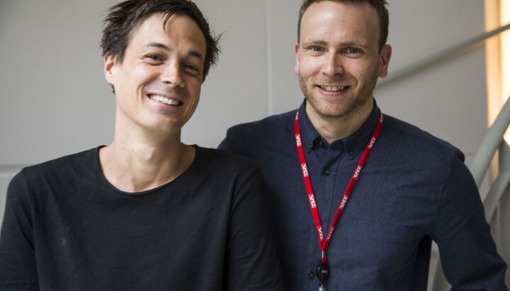 Sportssjef Øyvind Brenn (til venstre), her med konsept- og sponsorsjef Simen Gjerstad.