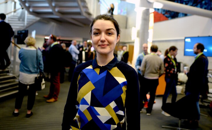 Nelly Gocheva, international editor i T Brand Studio. Her på Nordiske Mediedager i Bergen forrige uke.