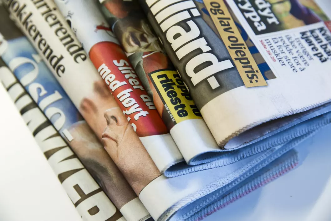 Papiret er nå den minste av tre plattformer for lesing av nyheter.