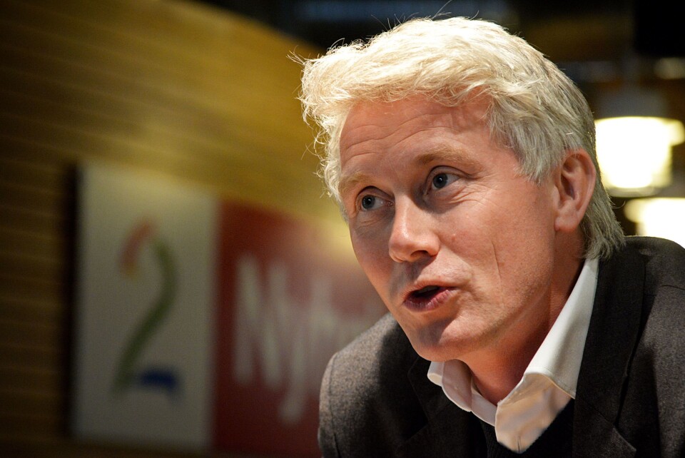 Sjefredaktør og administrerende direktør Olav T. Sandnes i TV 2 Sjefredaktør og administrerende direktør Olav T. Sandnes i TV 2