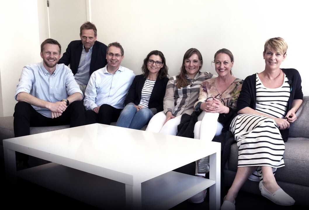 Deler av vinnerteamet bak kampanjen: Einar Nonstad (f.v.), Håkon Preus, Are Thu, Bente Moe Grevstad, Vibeke Rike Holman, Ingrid Leren Wathne og Camilla N. Hovind. Deler av vinnerteamet bak kampanjen: Einar Nonstad (f.v.), Håkon Preus, Are Thu, Bente Moe Grevstad, Vibeke Rike Holman, Ingrid Leren Wathne og Camilla N. Hovind.