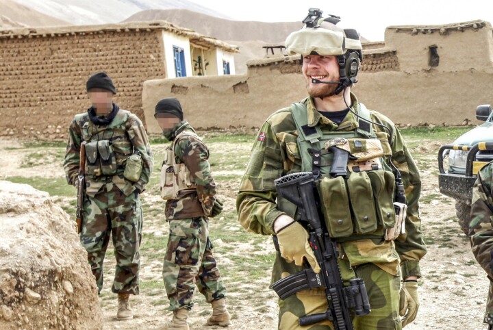 Lars Magne Hovtun i Afghanistan, tatt på oppdrag i Faryab-provinsen i Nord-Afghanistan, våren 2011.