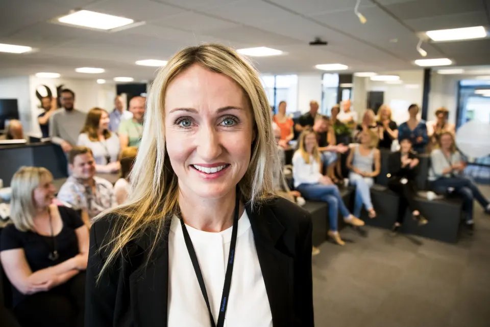 Sjefredaktør Kirsti Husby i Adresseavisen. Sjefredaktør Kirsti Husby i Adresseavisen.