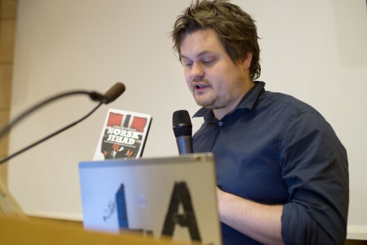 Forfatter og journalist Lars Akerhaug - her på en konferanse om ekstremisme. Forfatter og journalist Lars Akerhaug - her på en konferanse om ekstremisme.