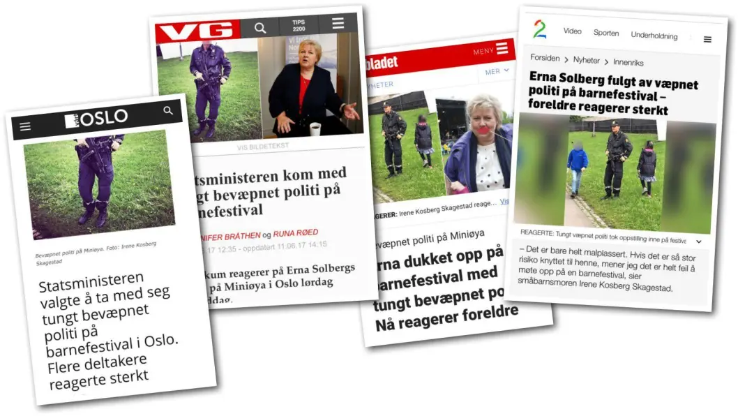 Fra søndagens omtaler av Ernas besøk på Miniøya i helga. Fra søndagens omtaler av Ernas besøk på Miniøya i helga.