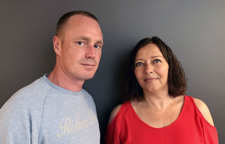 Anders Stavseng og Sonja Nordanger er leder og nestleder for de NJ-organiserte i Aller Media.