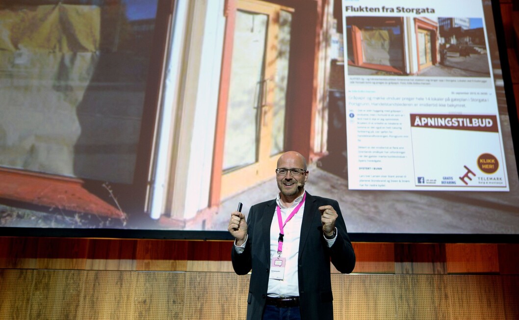 Pål Nedregotten, konserndirektør for forretningsutvikling og innovasjon i Amedia. Pål Nedregotten, konserndirektør for forretningsutvikling og innovasjon i Amedia.