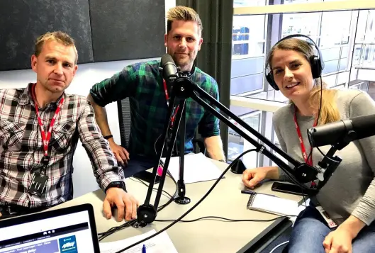 Krimekspert Øystein Milli, programleder Mads A. Andersen og rettskommentator Astrid Meland i VGs podcaststudio. Krimekspert Øystein Milli, programleder Mads A. Andersen og rettskommentator Astrid Meland i VGs podcaststudio.