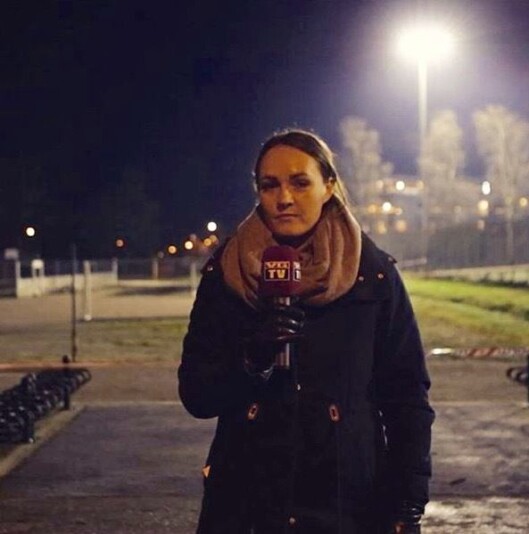 Silje Løvstad Thjømøe På jobb for VG. Silje Løvstad Thjømøe På jobb for VG.
